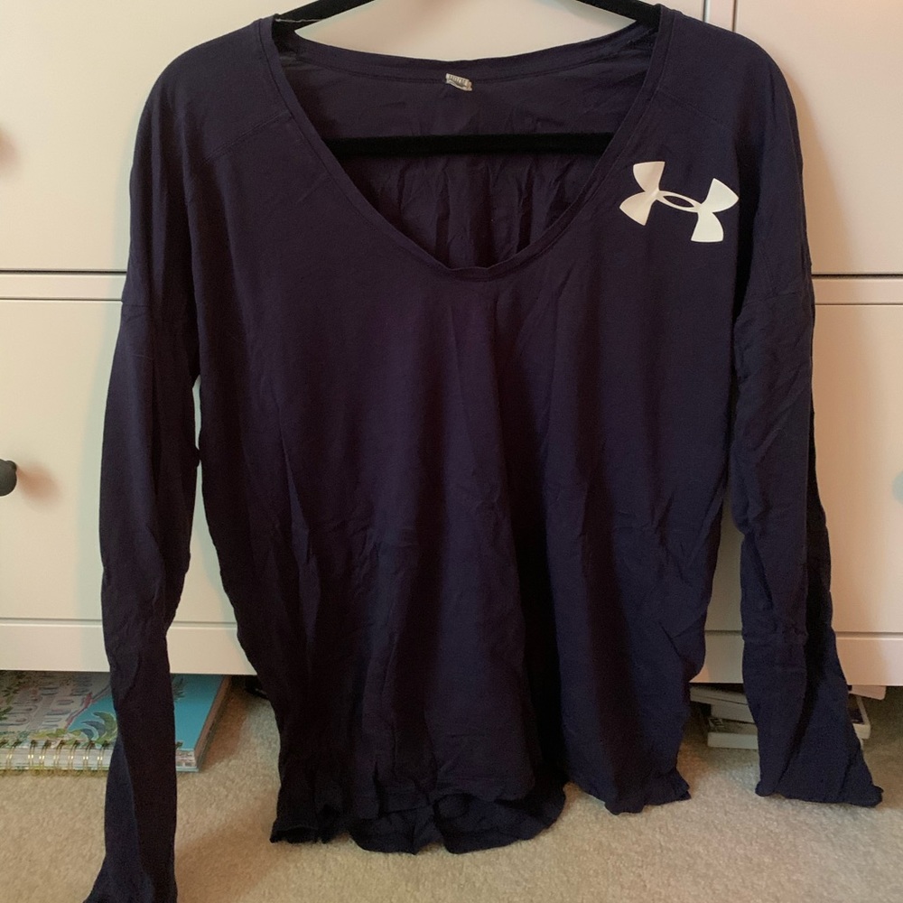Drop shoulder under armor shirt